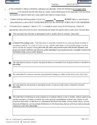 Form INV10 Certificate of Licensed Examiner - West Virginia, Page 2