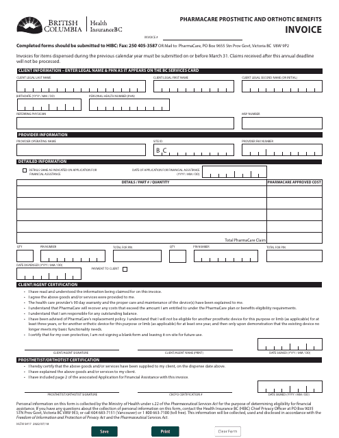 Form HLTH5417  Printable Pdf