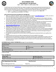 Document preview: Eplus Primary Zone Initial Application and Agreement - New Mexico, 2024