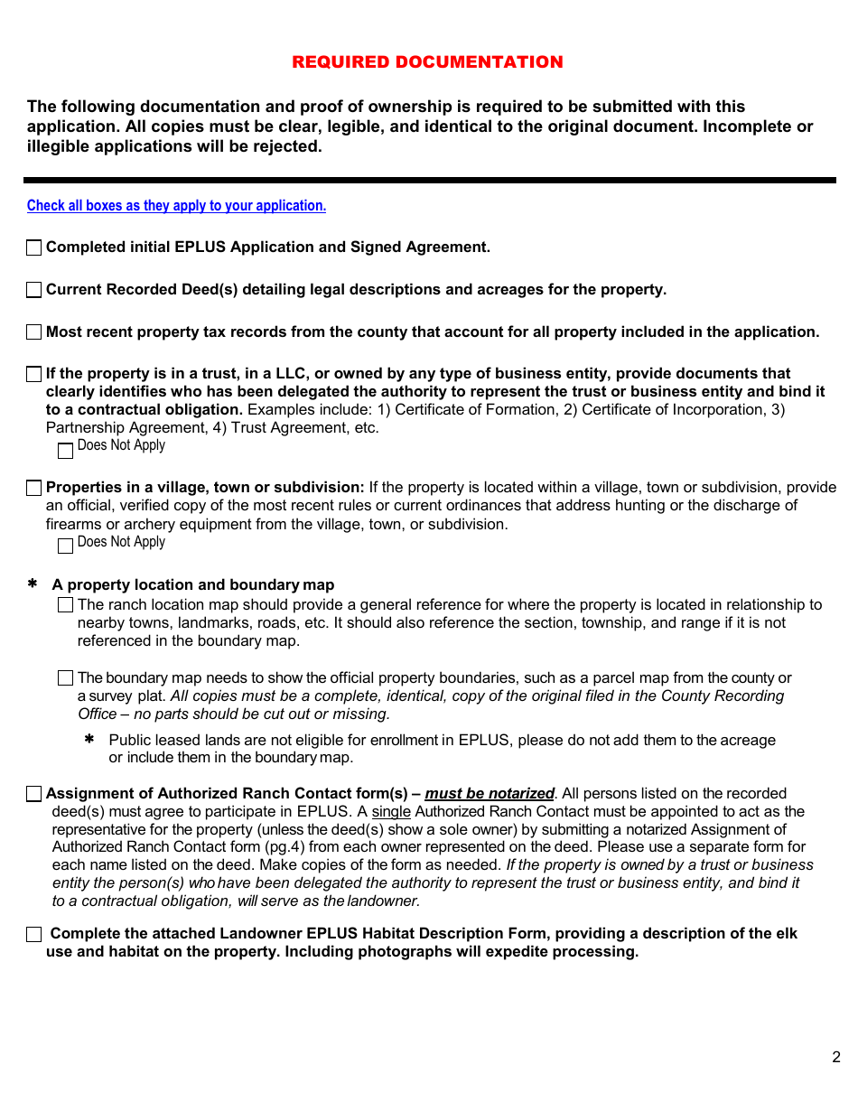 Eplus Primary Zone Initial Application and Agreement - New Mexico, Page 2