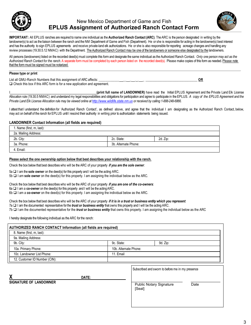 2024 New Mexico Eplus Primary Zone Initial Application and Agreement Fill Out, Sign Online and