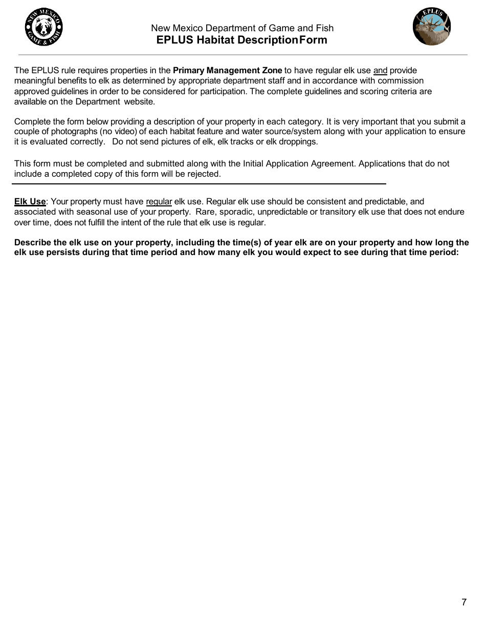Eplus Primary Zone Initial Application and Agreement - New Mexico, Page 7