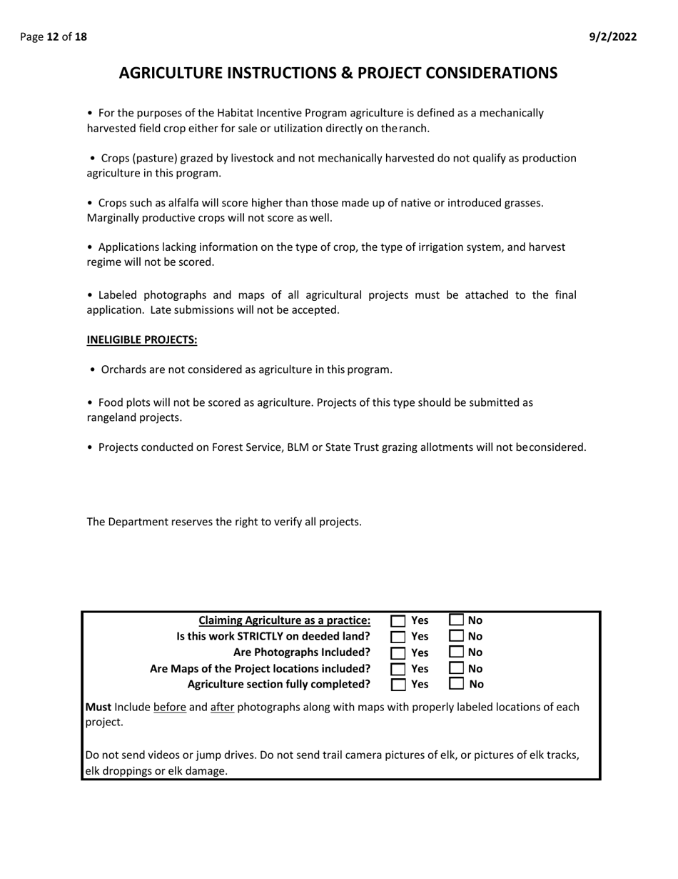 Application and Agreement - Eplus Habitat Incentive Program - New Mexico, Page 12