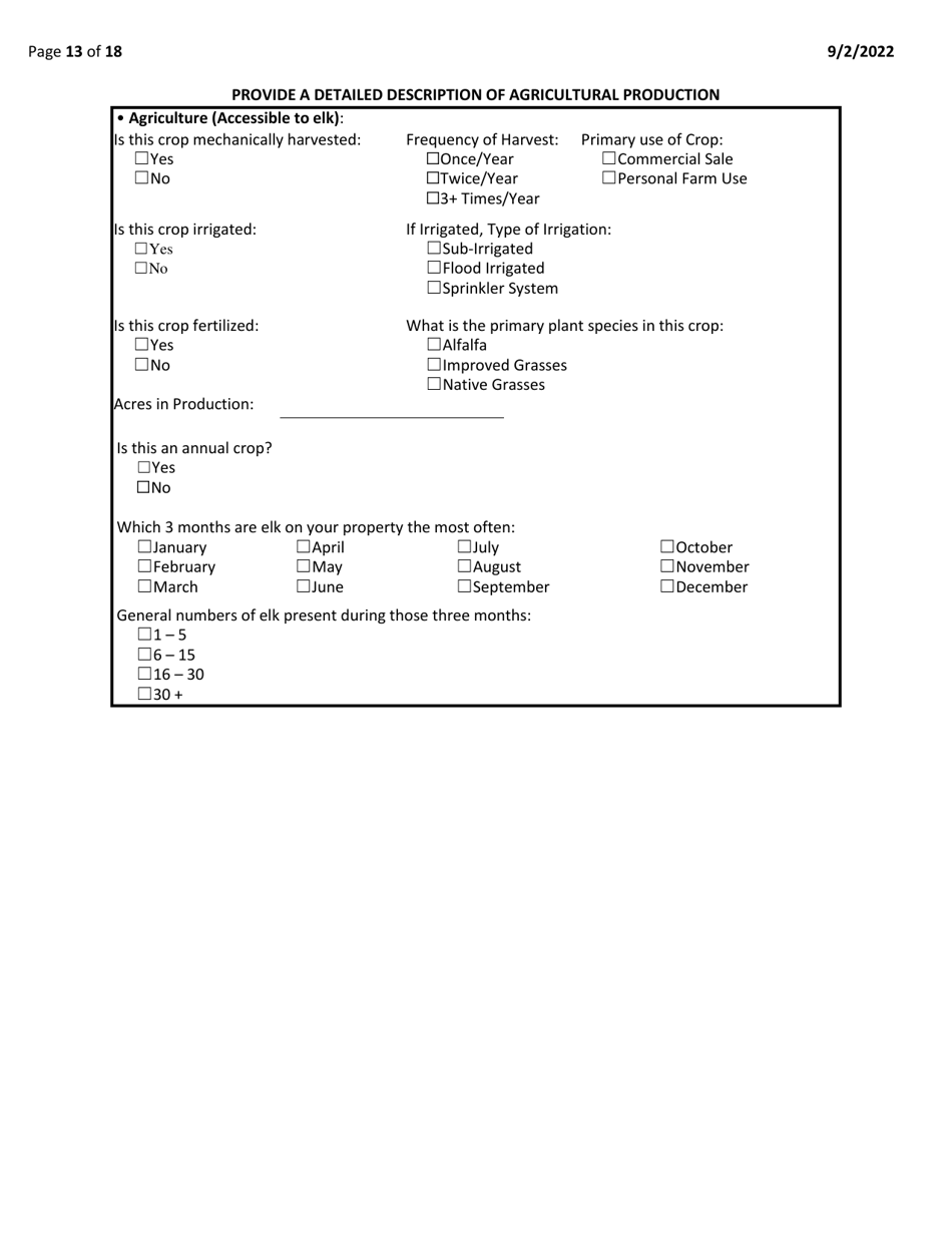 Application and Agreement - Eplus Habitat Incentive Program - New Mexico, Page 13