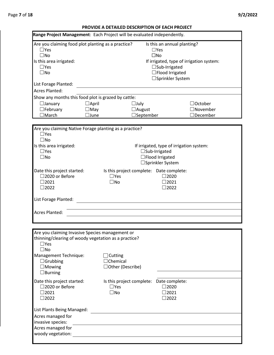 2024 New Mexico Application and Agreement Eplus Habitat Incentive Program Fill Out, Sign