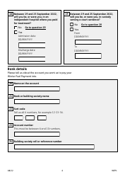 Form WFP1 Winter Fuel Payment Application Form - United Kingdom, Page 7