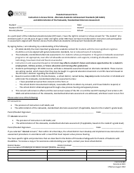 Document preview: Form 313181 Parental Consent Form - Instruction in Access Points - Alternate Academic Achievement Standards (Ap-aaas) and Administration of the Statewide, Standardized Alternate Assessment - Florida