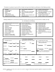 Form F-2B Medical Examination Report - Alaska, Page 2