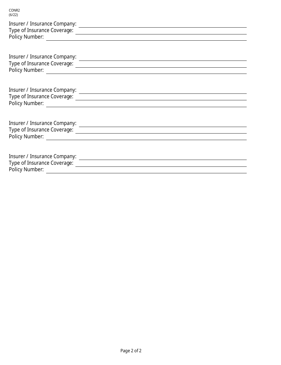 Form CONR2 Prime Contractors Certification - New York, Page 2