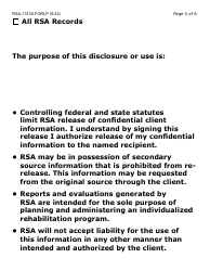 Form RSA-1313A-LP Authorization for Release of Rsa Records - Large Print - Arizona, Page 4