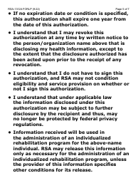 Form RSA-1312A-LP Authorization for Disclosure of Health Information to Rsa - Large Print - Arizona, Page 5