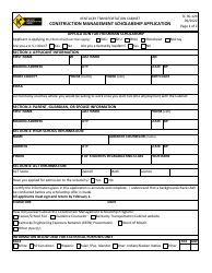 Form TC90-129 Construction Management Scholarship Application - Kentucky, Page 2