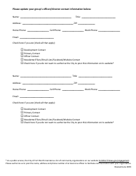 Neighborhood Alliance Annual Update Form - City of Fort Worth, Texas, Page 3