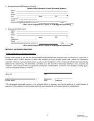 Grease Trap/Interceptor Discharge Permit Application - City of Fort Worth, Texas, Page 2