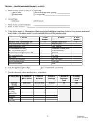 Grease Trap/Interceptor Discharge Permit Application - City of Fort Worth, Texas, Page 3