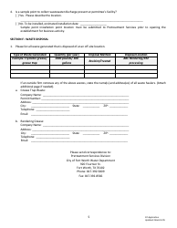 Grease Trap/Interceptor Discharge Permit Application - City of Fort Worth, Texas, Page 5