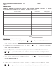 Form CC320 Domestic Relations Verified Financial Information Form - Michigan, Page 5