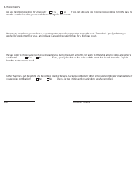 Form SCAO16 Application for Late Certification Renewal (Court Reporter/Recorder/Operator) - Michigan, Page 2