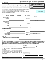 Document preview: Form DOH-4455 Adoption Information Registry Birth Parent Registration Form - New York