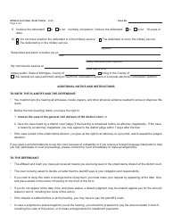 Form DC84 Affidavit and Claim - Small Claims - Michigan, Page 2