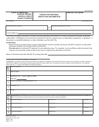 Document preview: Form MC97 Protected Personal Identifying Information - Michigan