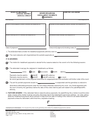 Document preview: Form MC15A Order Regarding Installment Payments - Michigan