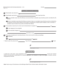 Form MC200W Felony Set - Warrant - Michigan, Page 6