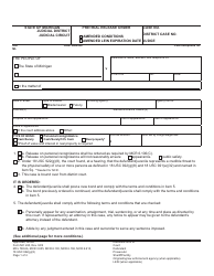 Document preview: Form MC240 Pretrial Release Order - Michigan