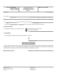 Form MC391 Part 1 Order Canceling Assignment of Wages - Michigan