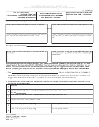 Document preview: Form MC97R Protected Personal Identifying Information - Michigan (Hmong)