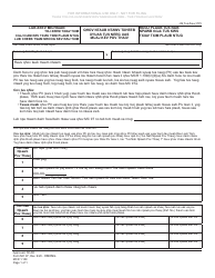 Document preview: Form MC97 Protected Personal Identifying Information - Michigan (Hmong)