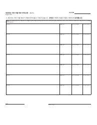 Form MC97R Protected Personal Identifying Information - Michigan (Korean), Page 2