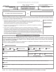 Document preview: Formulario CC265 Notificacion De Derecho De Apelar Revision Y Solicitud De Nombramiento De Abogado - Michigan (Spanish)