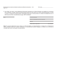 Formulario MC446 Emplazamiento De Violacion De Libertad Condicional Informacion De Derechos - Michigan (Spanish), Page 2