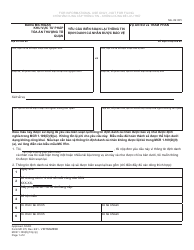 Form MC97R Request for Redaction of Protected Personal Identifying Information - Michigan (Vietnamese)