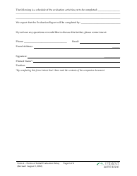 Form 4 Notice of Initial Evaluation Delay - Vermont, Page 2