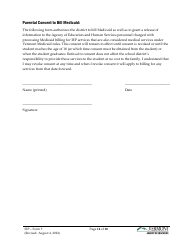 Form 5 Individualized Education Program (Iep) - Vermont, Page 14