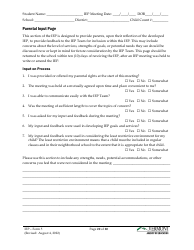 Form 5 Individualized Education Program (Iep) - Vermont, Page 20