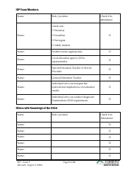 Form 5 Individualized Education Program (Iep) - Vermont, Page 2