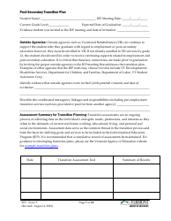 Form 5 Individualized Education Program (Iep) - Vermont, Page 7