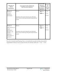 Form 2 Special Education Evaluation Plan and Report - Vermont, Page 8