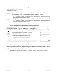 Form GPCSF2 Petition for Temporary Letters of Administration - Georgia (United States), Page 4