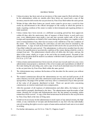 Form GPCSF3 Petition for Letters of Administration - Georgia (United States), Page 15