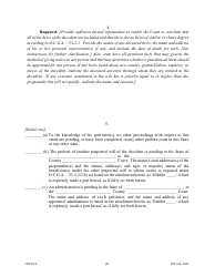 Form GPCSF4 Petition to Probate Will in Common Form - Georgia (United States), Page 4