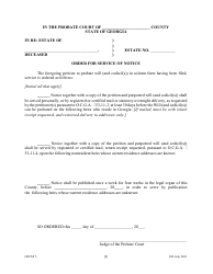 Form GPCSF5 Petition to Probate Will in Solemn Form - Georgia (United States), Page 11
