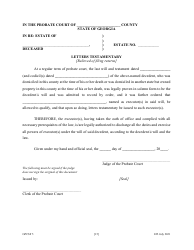 Form GPCSF5 Petition to Probate Will in Solemn Form - Georgia (United States), Page 17