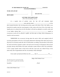 Form GPCSF5 Petition to Probate Will in Solemn Form - Georgia (United States), Page 18