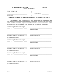 Form GPCSF5 Petition to Probate Will in Solemn Form - Georgia (United States), Page 8