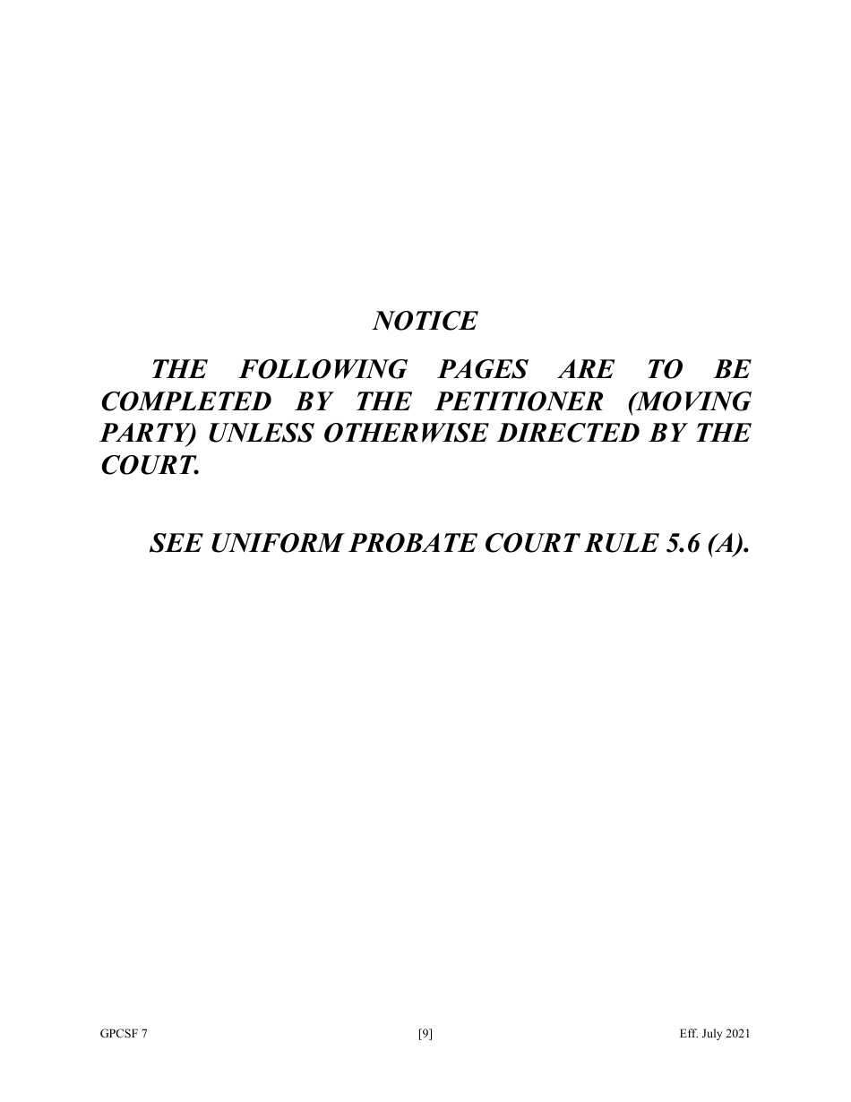 Form GPCSF7 Petition to Probate Will in Solemn Form and for Letters of Administration With Will Annexed - Georgia (United States), Page 12