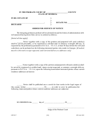 Form GPCSF7 Petition to Probate Will in Solemn Form and for Letters of Administration With Will Annexed - Georgia (United States), Page 13